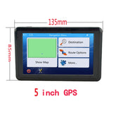 Q5 Car 5 inch HD TFT Touch Screen GPS Navigator Support TF Card / MP3 / FM Transmitter